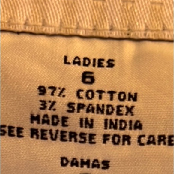 White Stag Blue and White Skort with Floral Design - Picture 8 of 8